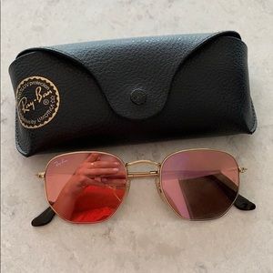 NEW ray ban hexagonal sunglasses